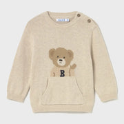Mayoral baby boy's teddy bear jumper - 02341.