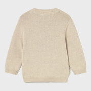 Back of the Mayoral tan teddy bear jumper.