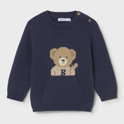 Mayoral baby boy's teddy bear jumper - 02341.