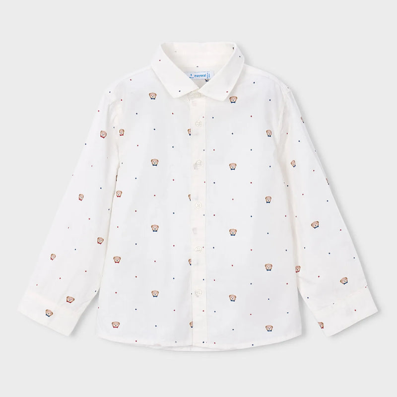 Mayoral boy's teddy bear shirt - 04146.