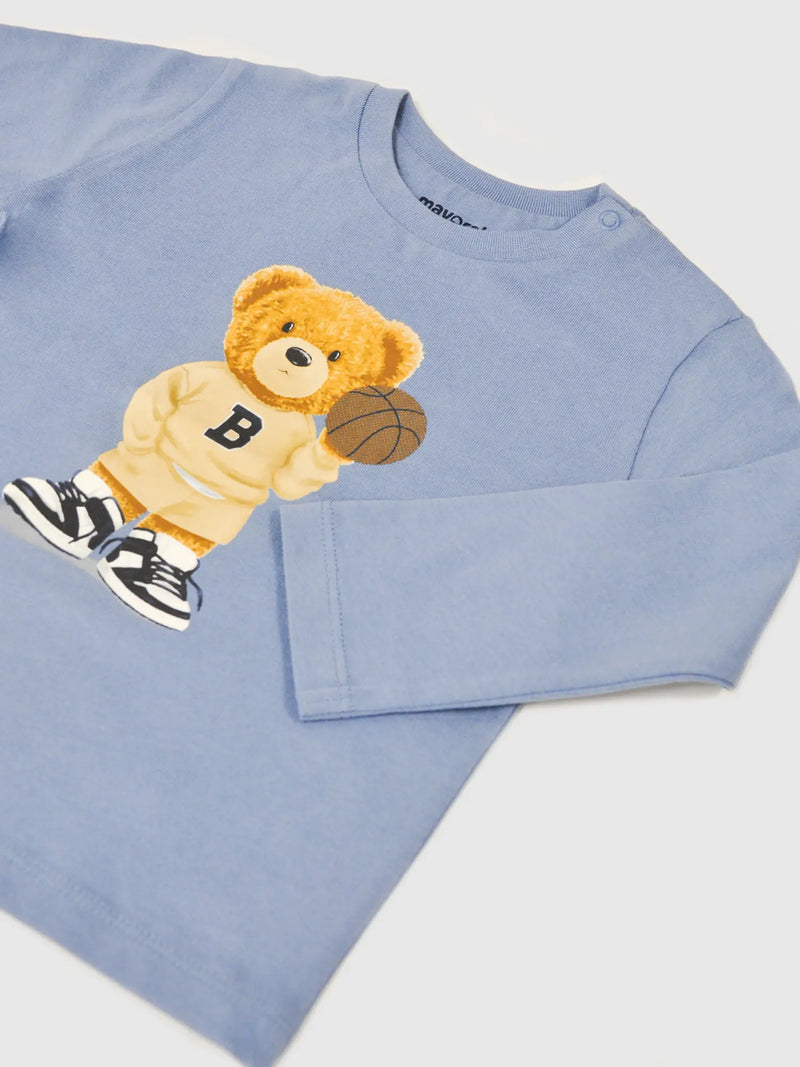 Mayoral Teddy Bear T-Shirt - Blue