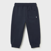 Back of the Mayoral navy track bottoms.
