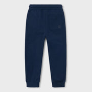 Back of the Mayoral navy track bottoms.