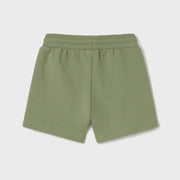 Back of the Mayoral green track shorts.