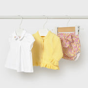 Mayoral baby girl's cardigan set - 01287.