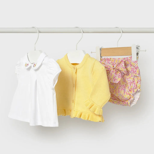 Mayoral baby girl's cardigan set - 01287.