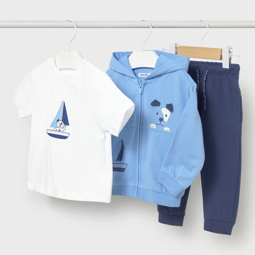 Mayoral boy's sky blue tracksuit - 01833.