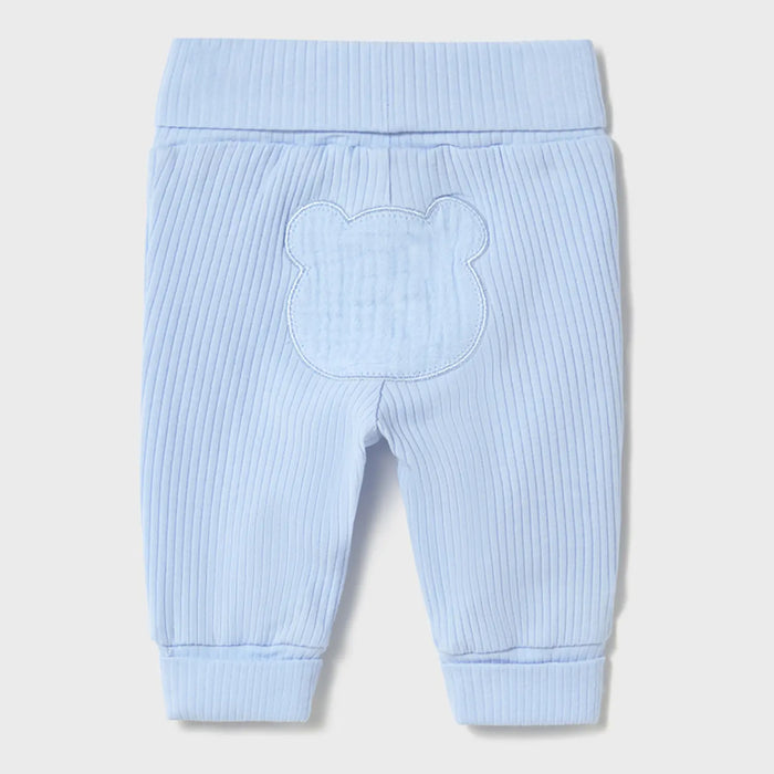 Baby boy's sky blue bottoms.