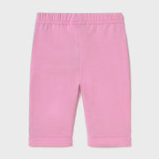 Baby girl's pink track bottoms.