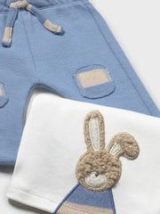 Closer view of the Mayoral tracksuit.