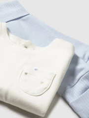 Closer look at the Mayoral newborn tracksuit.