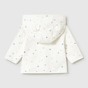 Back of the Mayoral button up hoodie.