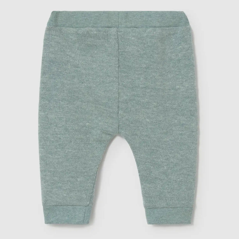 Mayoral pale green track bottoms.