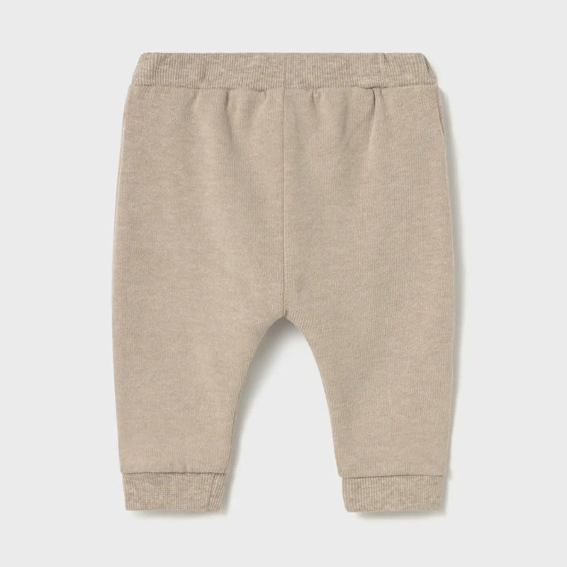 Mayoral beige track bottoms.