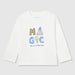 Mayoral long sleeve white t-shirt. 