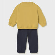 Back of the Mayoral yellow tracksuit.