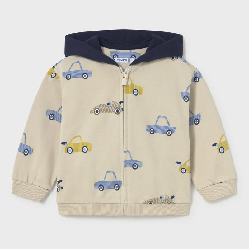Mayoral baby boy's zip up hoodie.