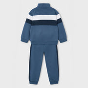 Rear view of the Mayoral colourblock tracksuit.