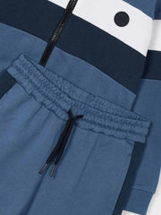 Closer look at the Mayoral colourblock tracksuit.