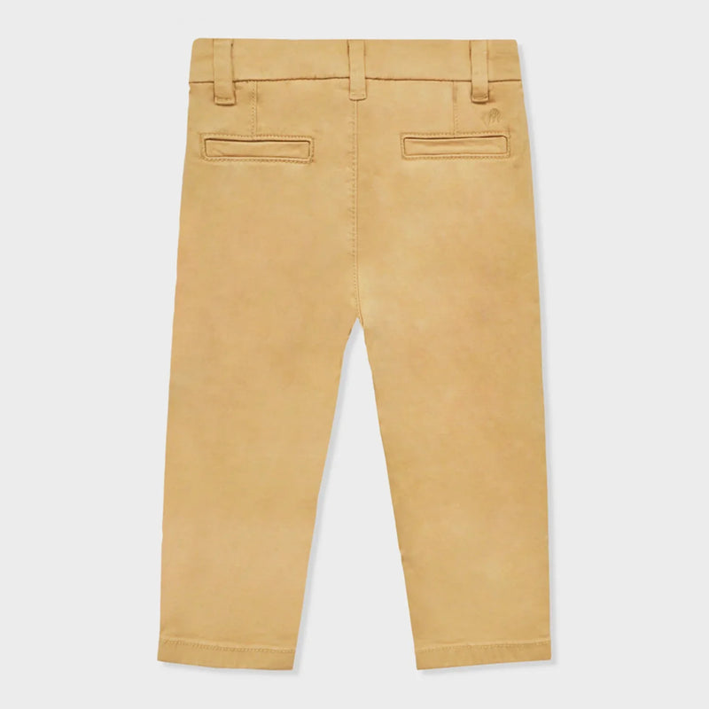 Back of the Mayoral tan trousers.