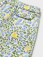 Mayoral baby girl's trousers with floral print.