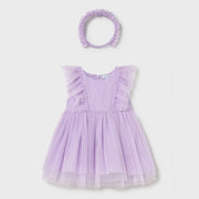 Mayoral baby girl's tulle dress & headband - 01905.