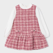 Mayoral girl's tweed dress - 04929.