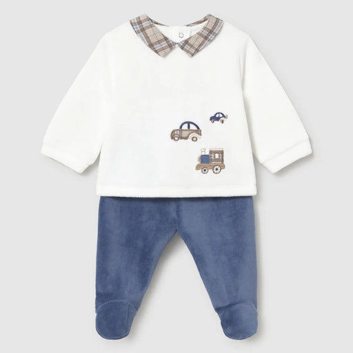 Mayoral baby boy's velour leg warmer - 02518.