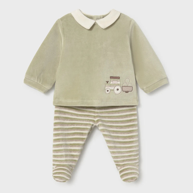 Mayoral baby boy's velour leg warmer - 02518.