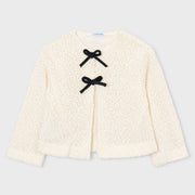 Girl's lightweight bouclé top.