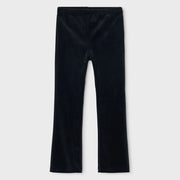 Mayoral black velvet leggings.