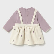Back of the Mayoral waffle knit dress.