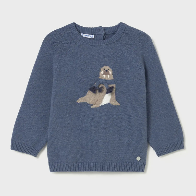 Mayoral dark blue walrus jumper - 02345.