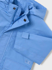 Closer look at the Mayoral windbreaker.