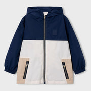 Mayoral boy's navy colourblock windbreaker - 03447.