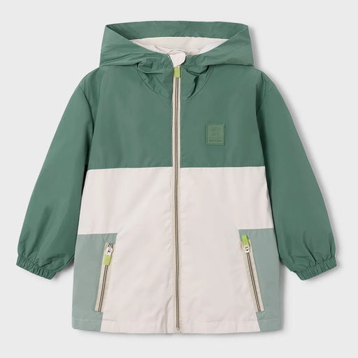 Mayoral green colourblock windbreaker - 03447.
