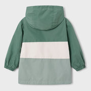 Back of the Mayoral colourblock windbreaker.