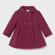 Mayoral baby girl's woolen coat - 02415.