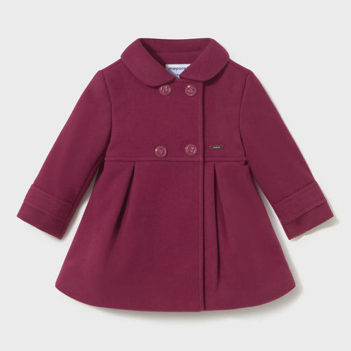 Mayoral baby girl's woolen coat - 02415.