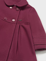 Closer look at the Mayoral woolen coat.