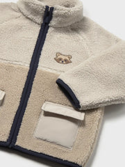 Closer look at the Mayoral zip up fleece.