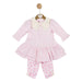 Mintini Baby girl's pink dress & leggings - mb6166.