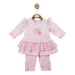 Mintini Baby girl's pink leggings set - mb6176.