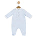 Back view of the Mintini Baby pleated babygrow.