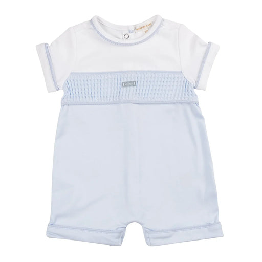 Mintini Baby boy's blue romper - mb6292.