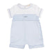 Mintini Baby boy's blue romper - mb6292.