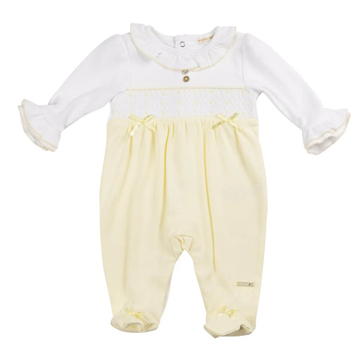 Mintini Baby smocked babygrow - mb6387.