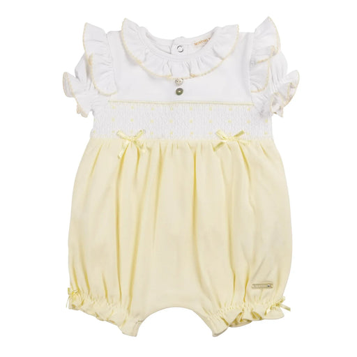 Mintini Baby smocked romper - mb6388.