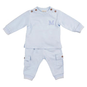 Mintini Baby boy's blue tracksuit - mb6320.