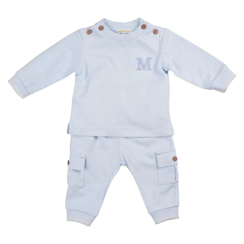 Mintini Baby boy's blue tracksuit - mb6320.